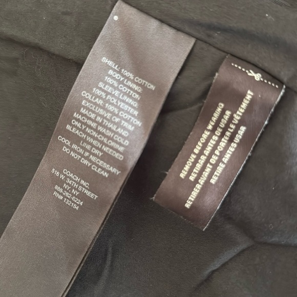 Coach Tatersall Plaid Utility Field Jacket Small - Picture 10 of 11